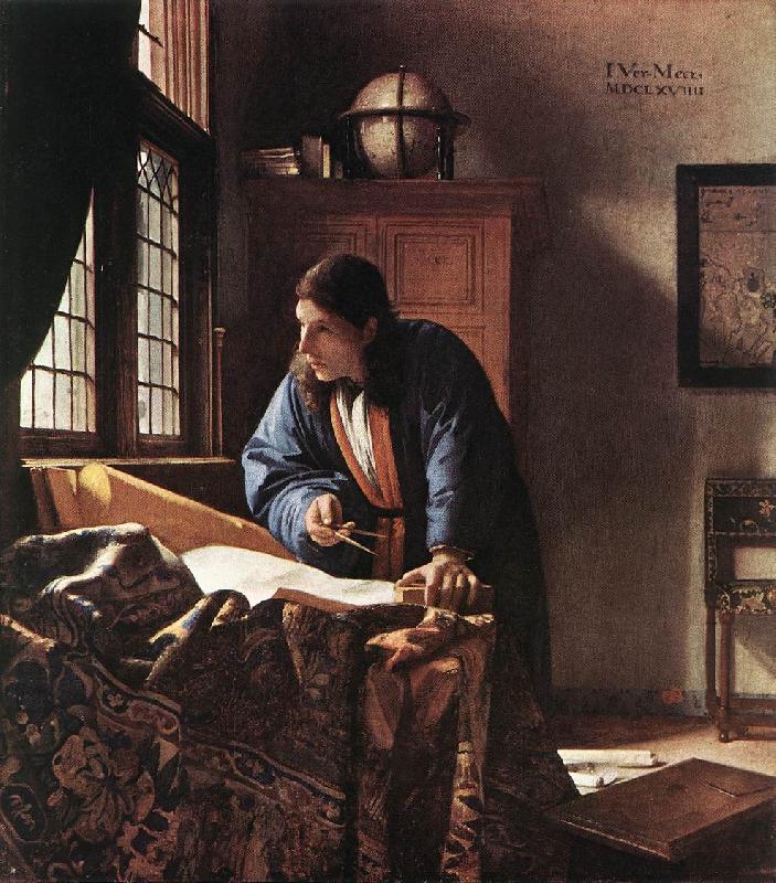 Jan Vermeer The Geographer Sweden oil painting art